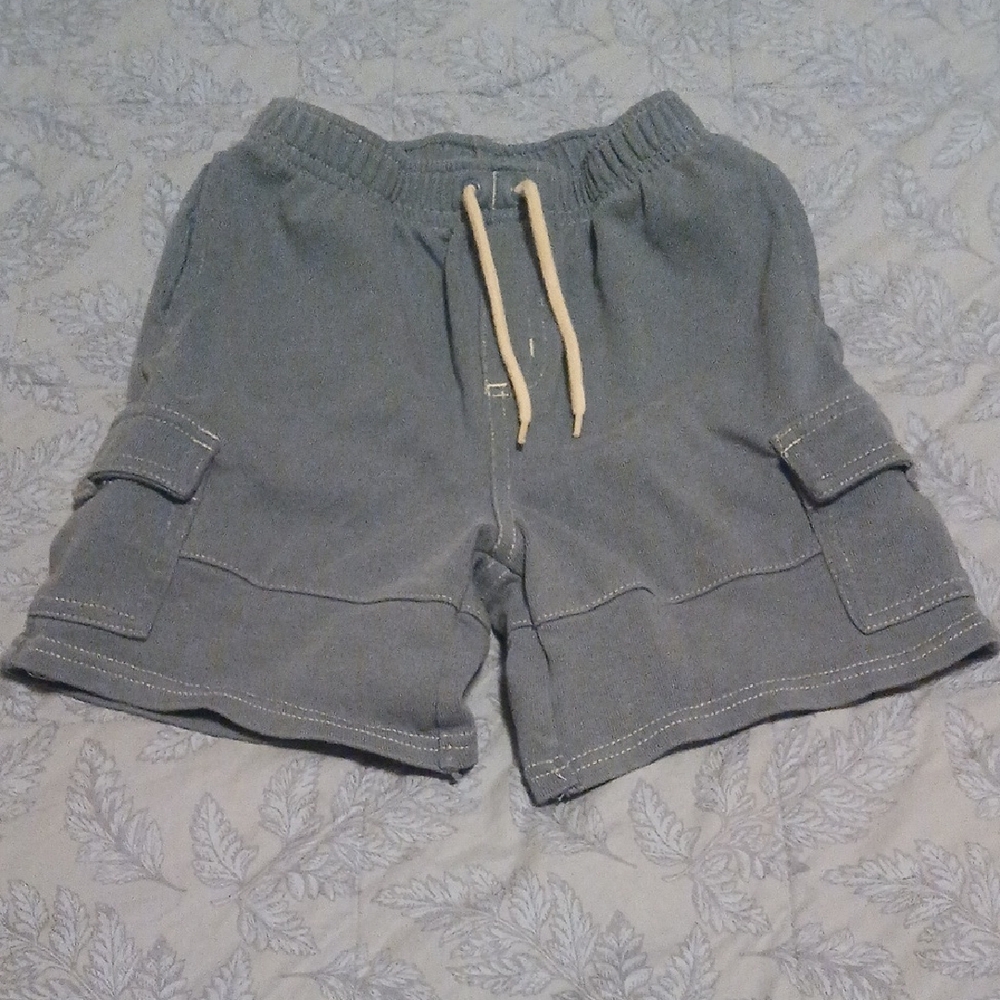 Boys Gymboree Blue Cotton Cargo Shorts Size 4T